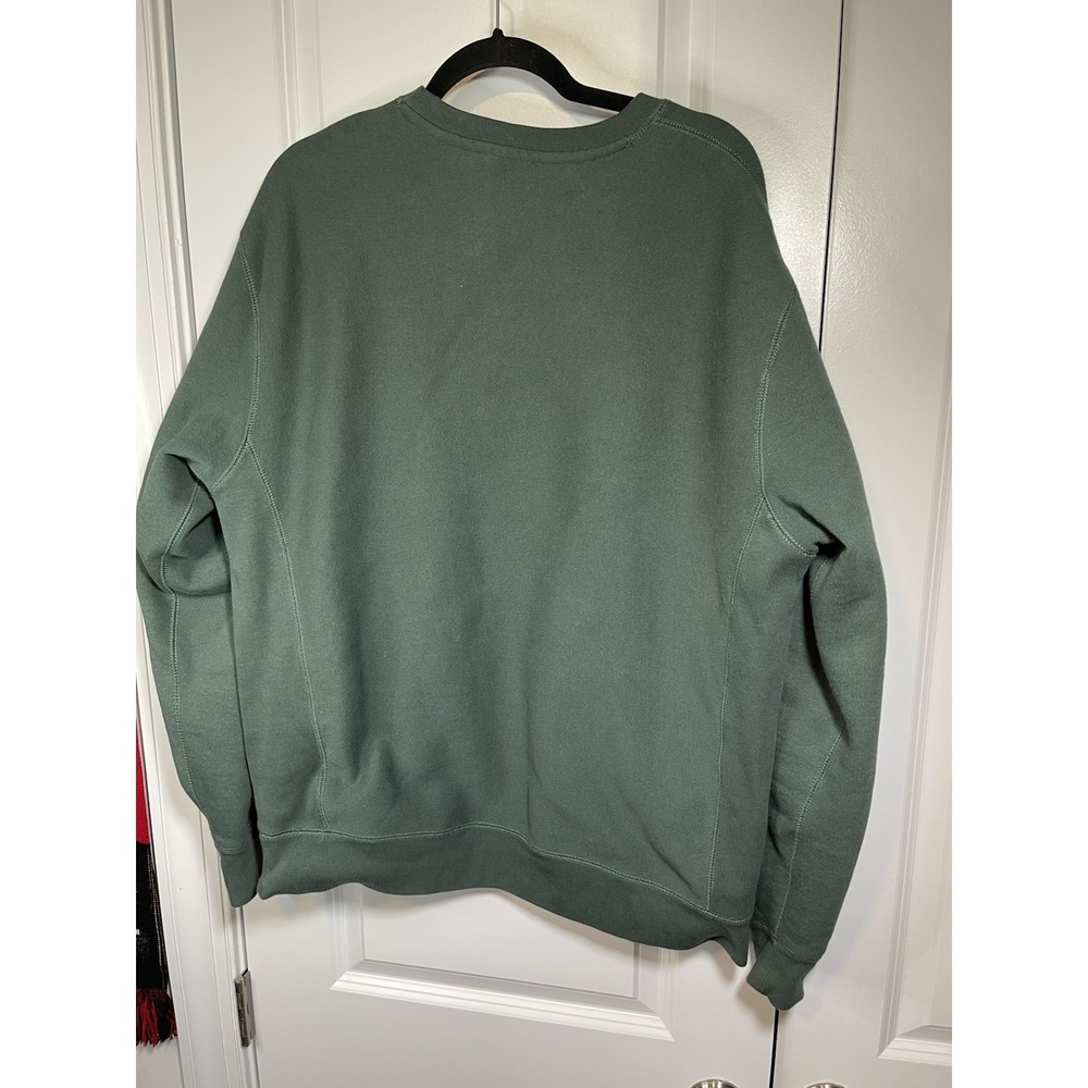 Simply Lemonade Embroidered Crew Neck Sweatshirt Green Size XL - Picture 9 of 11